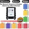 HIZPO 9.7 ''Carplay 2 Din Android 14 per Renault Koleos Megane 4 Samsung SM6 Talisman 2017-2019 Autoradio Video multimediale