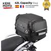 KEMiMOTO Borse posteriori per moto universali per BMW R1200GS R1250GS R 1200GS R 1250 GS GSA ADV LC Borse laterali per bagagli Custodie superiori per rack