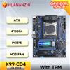 HUANANZHI Scheda madre HUANANZHI X99 CD4 LGA 2011-3 XEON X99 con supporto TPM2.0 Intel E5 V3 V4 DDR4 RECC NON-ECC Memoria NVME