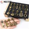 Meetee 5-30P 5 # Cursori per cerniera in nylon bronzo per borse per vestiti Cerniere per giacche Pull Pocket Shoes Kit di riparazione per testa con cerniera Accessorio per cucito fai-da-te