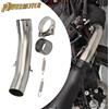 PowerMotor Moto 51 millimetri di Scarico Metà di Collegamento Tubo Collegare Silenziatore Modificato Per KTM DUKE 125 250 390 Adventure RC390 2020 2021 2022 2023