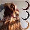 FORWOT Bastone per capelli fatto a mano con luna in legno Forcina per capelli Forcina per capelli Clip Pettine per panino Ladies Tribe Accessori per capelli spessi a forma di mezzaluna Strumento per lo