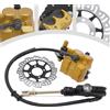 NONE Kit freno a disco posteriore per moto Sistema frenante idraulico per 125cc CRF50 CRF70 Pit Bike Motocross Scooter Pitbike Kit freno