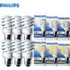 Philips Compact Fluorescent E27 Lampadine a risparmio energetico a luce spirale Serie Tornado 8W 12W 15W 2700K 6500K Lampade a forma di torsione