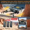 Lenovo V988 Quadricottero Pieghevole con Doppia Fotocamera 4K 8K HD, WIFI 5G, Motore Brushless, FPV con Schermo, Telecomando Intelligente con Rilevamento Ostacoli