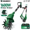 Yofidra NEWBENY 150MM 1600W Motozappa Elettrica Rotante, Attrezzo Portatile per Taglio Erba e Lavorazione del Terreno, Compatibile con Batteria Makita