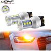 IJDM PW24W LED Ambra Giallo Senza Errori PWY24W Lampadine A LED Per Audi A3 A4 A5 Q3 VW MK7 Golf CC Ford Fusion Indicatori di direzione Anteriori
