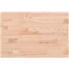 vidaXL Piano Tavolo 60x40x1,5cm Rettangolare Legno Massello Faggio