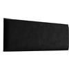 Muralo Pannello Imbottito da Parete Magic Velvet - 90x30 cm, Nero