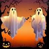 FemKey Halloween Decorazioni Fantasma 2 Fantasma da Appendere Bianco | luci Halloween Spaventosa 3 Modalità Bracci Regolabili per Interni ed Esterni, Giardini, Finestre, Pareti, Porte