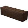 Velora Home&Living VELORA H&L Cassapanca Contenitore 45 x 160 cm Marrone scuro - Grande Panca Imbottita in Tessuto con Vano Portaoggetti, Portata fino a 300 kg, per Camera da Letto e Soggiorno