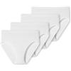 Schiesser Confezione da 4 Slip Biancheria Intima Donna