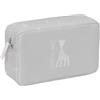 safta SOPHIE LA GIRAFE MUM - Beauty case con materiale riciclato, idrorepellente, pratico e confortevole, resistente e versatile, 28 x 9 x 16 cm, colore grigio pietra, Grigio pietra, Estándar, Casual