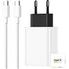 Telefonmax Adattatore USB-C per Google Pixel, caricabatterie rapido USB-C da 30 W con cavo di ricarica USB-C per Google Pixel 10, 10a, 9, 9 Pro, 8, 8a, 8 Pro, 7, 7A + panno per lo schermo