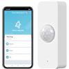 Zecamin Sensore di movimento WiFi, sensore di movimento intelligente per la sicurezza domestica, monitoraggio remoto tramite app del sensore di movimento wireless, compatibile con il comando vocale Alexa.1PCS