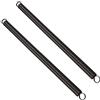PATIKIL 1,4mm Filo Dia x 16mm OD, 300mm Libero Lunghezza Estensione Molla, 2 Pezzi Molle di Tensione Compressione Acciaio Piccolo con Doppio Gancio