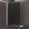 doporro Parete Doccia Walk-In 80x200 cm Senza Porta con Barra Telescopica