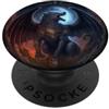 PM-Artistic Lo Space Dragon Wolf la leggenda tra le stelle PopSockets PopGrip Adesivo