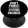 Systems & IT T-Shirts & Gifts Ingegnere dei sistemi PopSockets PopGrip Adesivo