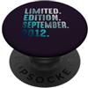 Birthday Gift Limited Edition September Edizione Limitata Settembre 2012 Retro Vintage 2012 PopSockets PopGrip Adesivo