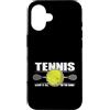 Tennis Ball Sport Net Player tennis rack Custodia per iPhone 16 Tennis Lascia tutto sul campo Sport con la palla