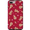 Disney Custodia per iPhone 7 Plus/8 Plus Disney Frozen Holiday Gingerbread Cookies Christmas Pattern