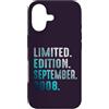 Birthday Gift Limited Edition September Custodia per iPhone 17 Edizione Limitata Settembre 2008 Retro Vintage 2008