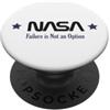 Nasa Maglietta della NASA Failure Is Not An Option PopSockets PopGrip Adesivo