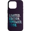 Birthday Gift Limited Edition September Custodia per iPhone 16 Pro Edizione Limitata Settembre 2008 Retro Vintage 2008