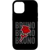 Inspired Streetwear Collection Custodia per iPhone 12/12 Pro Grafica Bruno invecchiata estetica floreale vintage