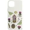 Cottage Bloom Atelier Custodia per iPhone 14 Plus Luna Falena e Cardo Cottage Gotico Luna Natura