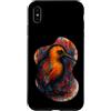 abstract kiwi color splash expressive ar Custodia per iPhone XS Max Astratto Kiwi Colore Splash