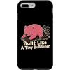 Wombat Burrowing Wildlife Animal Lover Custodia per iPhone 7 Plus/8 Plus Costruito come un piccolo bulldozer Wombat Forza