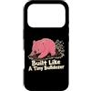 Wombat Burrowing Wildlife Animal Lover Custodia per iPhone 17 Pro Costruito come un piccolo bulldozer Wombat Forza