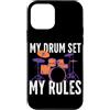 Cymbals Gift / Drummer Gifts for Men and Custodia per iPhone 12 mini Piatti Batterista Piatti per batteria