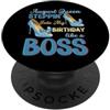 August Shopp La regina di agosto benedetta Steppin nel mio compleanno come un capo PopSockets PopGrip Adesivo