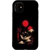 Cyberpunk Visual Kei J-Rock Ramen Japan Custodia per iPhone 11 Anime Japan Samurai Tattoo K-Pop Y2K Manga Geisha Kawaii
