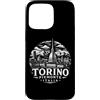 Desert Merch Turin Italy Shop Custodia per iPhone 15 Pro Max Torino Piemonte Italia Cityscape xilografia
