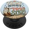 Prairie Rhythm Co Friday Night - Stivali da ballo in stile western a PopSockets PopGrip Adesivo