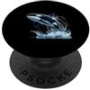 Animov Vintage Orca Balena Oceano Art Marine Life Splash Theme PopSockets PopGrip Adesivo