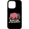 Wombat Burrowing Wildlife Animal Lover Custodia per iPhone 15 Pro Max Costruito come un piccolo bulldozer Wombat Forza