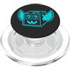Cursed Italian Brainrot Gamer Secret Tee Secret Lucky Block - Meme dello slang di gioco italiano di Brainrot Cyan PopSockets PopGrip per MagSafe