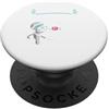 Titanium Hip Club Surgery Recovery Gift Hip sostituzione Bionic Hip Nuovo regalo Hip PopSockets PopGrip Adesivo