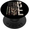 Clay Shotgun Shooting Clay Skeet Sports Trap - Trappola per tiro al piattello PopSockets PopGrip Adesivo