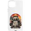 Steam Locomotive Train Railroad Big Boy Custodia per iPhone 15 Plus Big Boy 4014 - Locomotiva a vapore vintage con treno