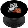 Faith Hoops Basket Cristiano Abbigliamen La Squadra Di Dio Non Molla Mai Lui Mi Da Forza Isaia PopSockets PopGrip Adesivo