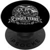 Desert Merch Cinque Terre Italy Shop Xilografia Cinque Terre Liguria Italia PopSockets PopGrip Adesivo