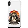 Steam Locomotive Train Railroad Big Boy Custodia per iPhone XS Max Big Boy 4014 - Locomotiva a vapore vintage con treno