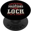 Locksmith Gifts Sbloccare le soluzioni un fabbro alla volta PopSockets PopGrip Adesivo