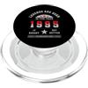 Geboren Kultjahrgang Nostalgie Geburtsta 1995 compleanno leggenda vintage con scritta in lingua inglese PopSockets PopGrip per MagSafe